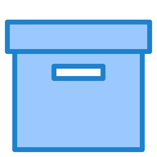상자 srip Blue icon
