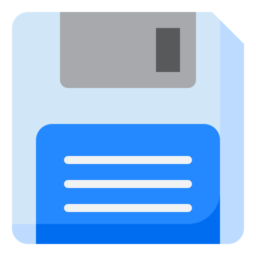 Floppy disk srip Flat icon