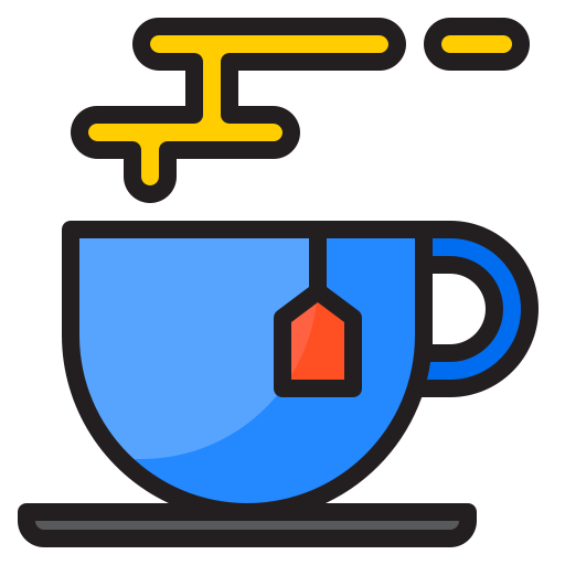 Tea srip Lineal Color icon