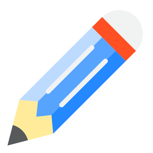 연필 srip Flat icon