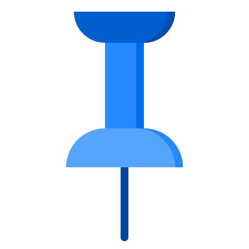 Pin srip Flat icon