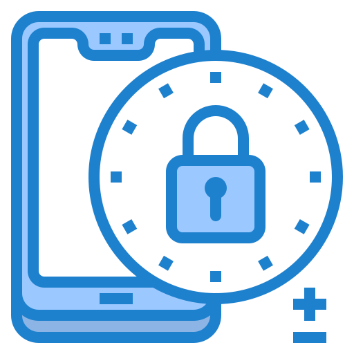 Security srip Blue icon