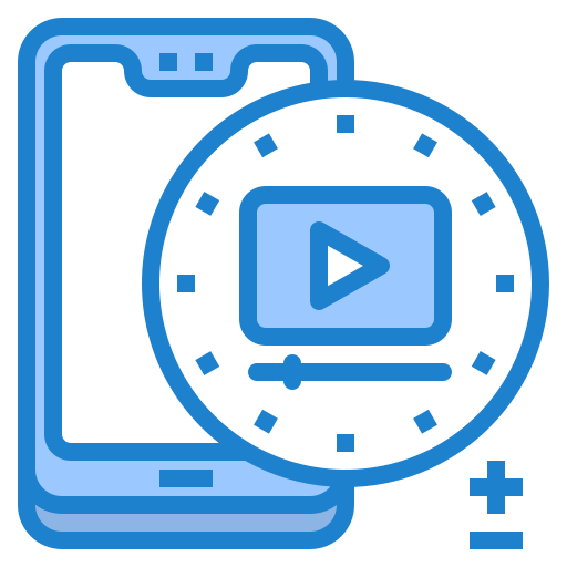 videoplayer srip Blue icon