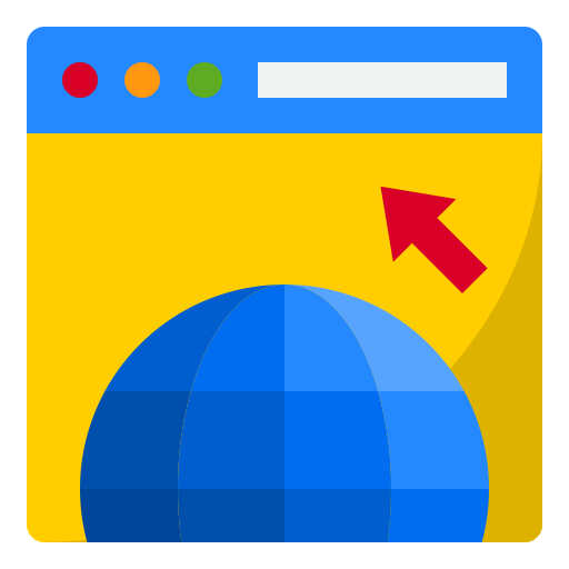 Domain srip Flat icon