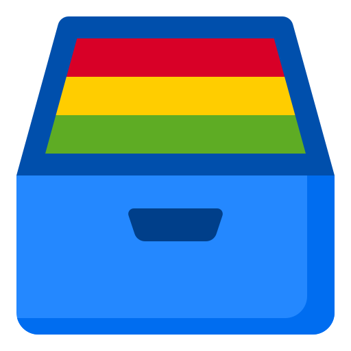 File system srip Flat icon