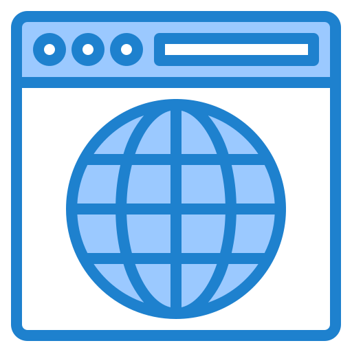 Domain srip Blue icon