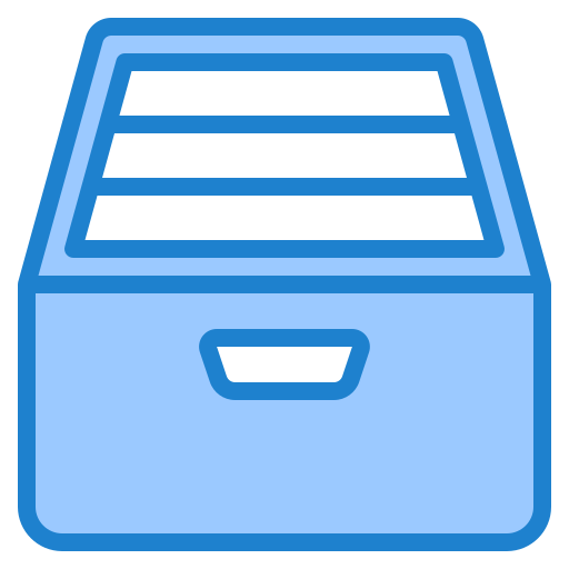 파일 시스템 srip Blue icon