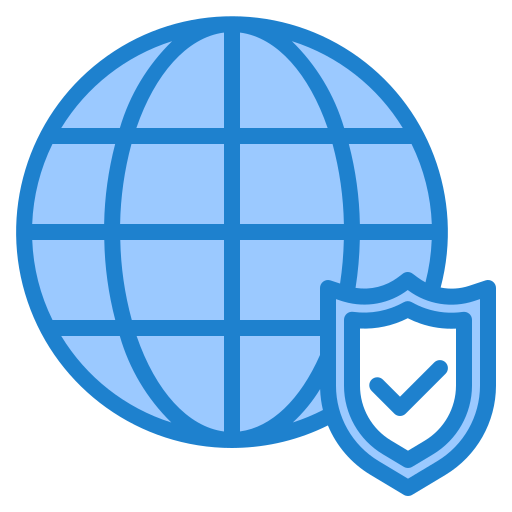 Security srip Blue icon
