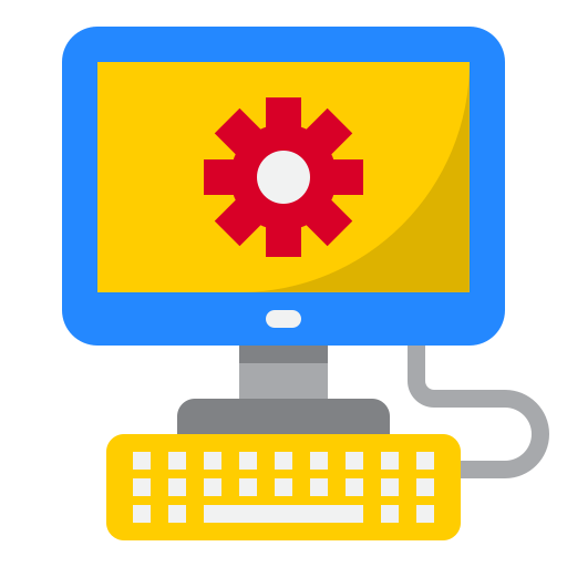 Workstation srip Flat icon