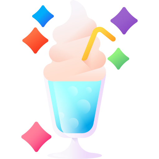 Молочный коктейль 3D Color иконка