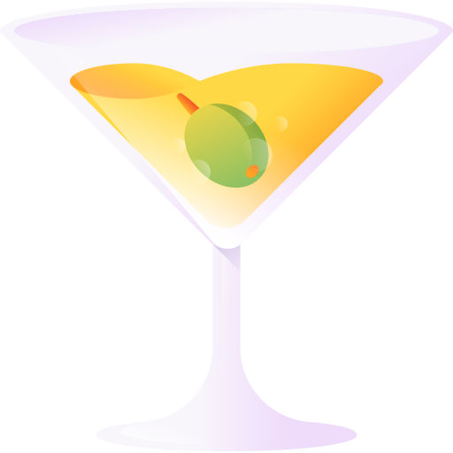 cocktail 3D Color icoon