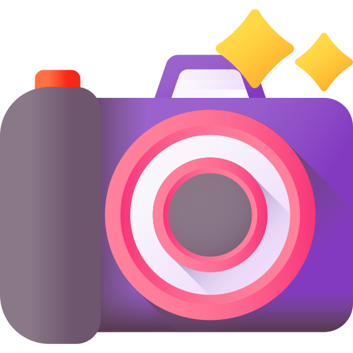 caméra 3D Color Icône