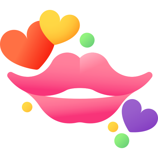 Kiss 3D Color icon