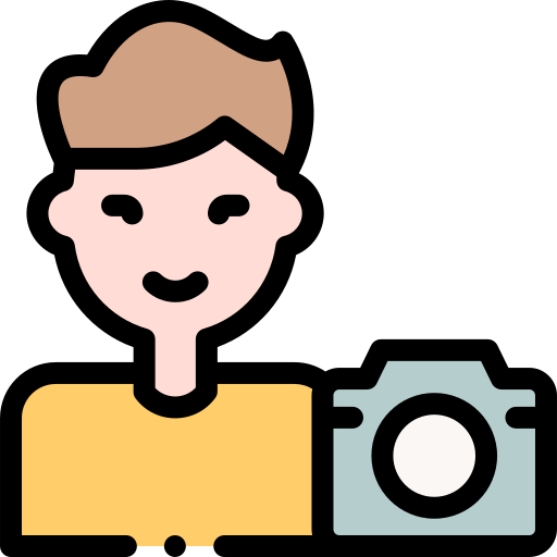 fotograf Detailed Rounded Lineal color icon