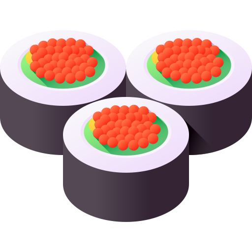 sushi 3D Color icona
