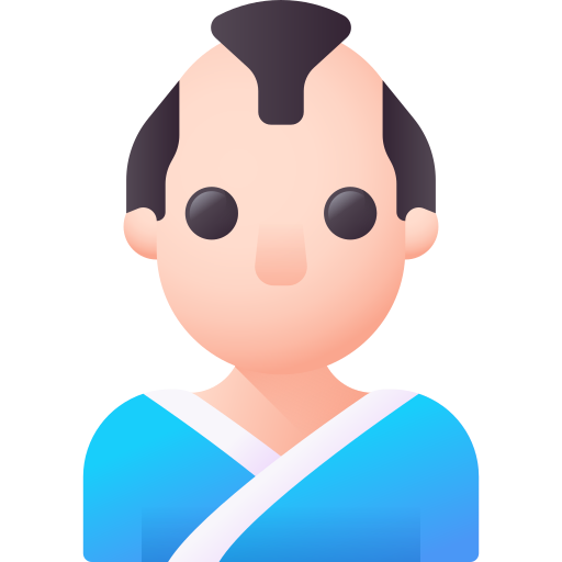 Japanese 3D Color icon