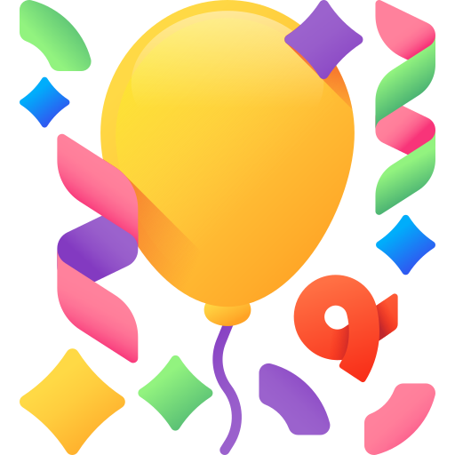 Balloon 3D Color icon