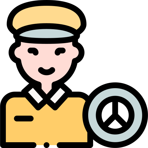 Taxi driver Detailed Rounded Lineal color icon