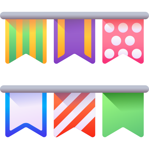 vlaggen 3D Color icoon