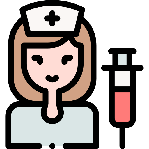 krankenschwester Detailed Rounded Lineal color icon