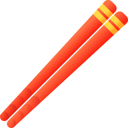 Chopstick 3D Color icon