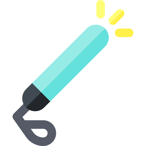 Light stick Basic Rounded Flat icon