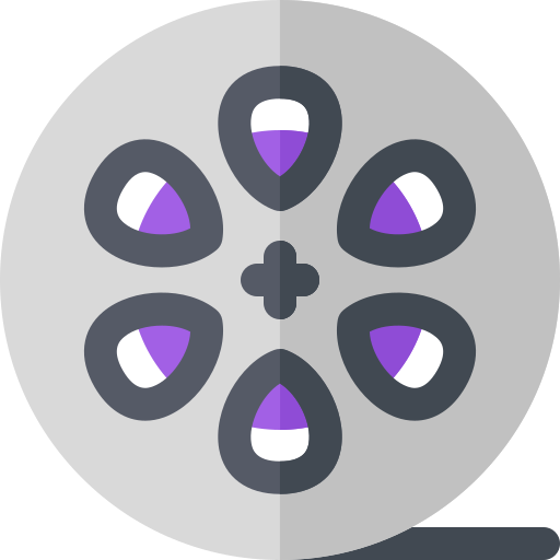 rouleau de film Basic Rounded Flat Icône