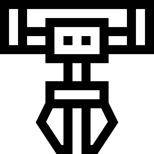 ramię robota Basic Straight Lineal ikona