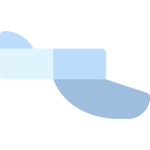 バイザー Basic Rounded Flat icon