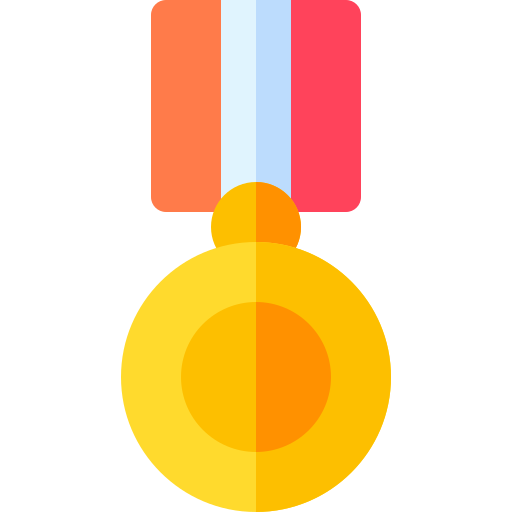 medaille Basic Rounded Flat icon
