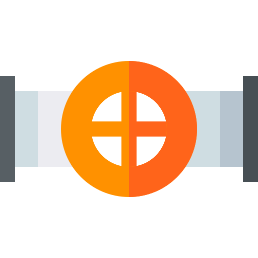 Oil valve Basic Straight Flat icon