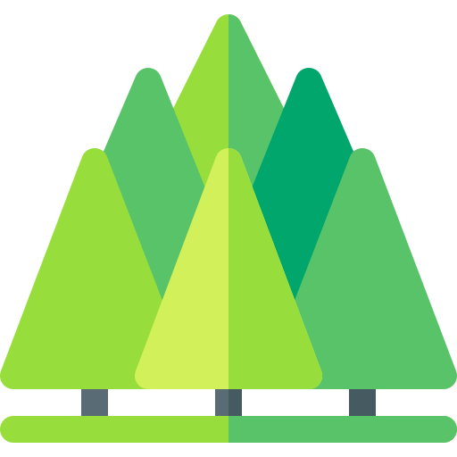 숲 Basic Rounded Flat icon