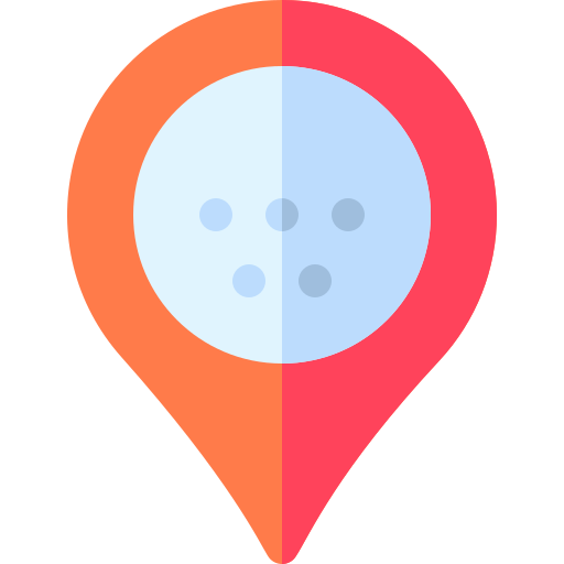 mapa Basic Rounded Flat ikona