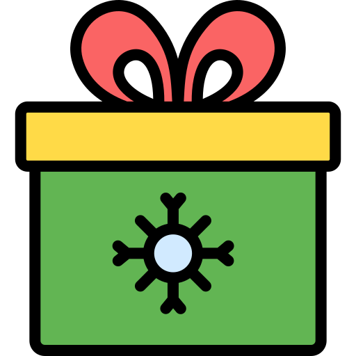 Подарочная коробка Generic Outline Color иконка