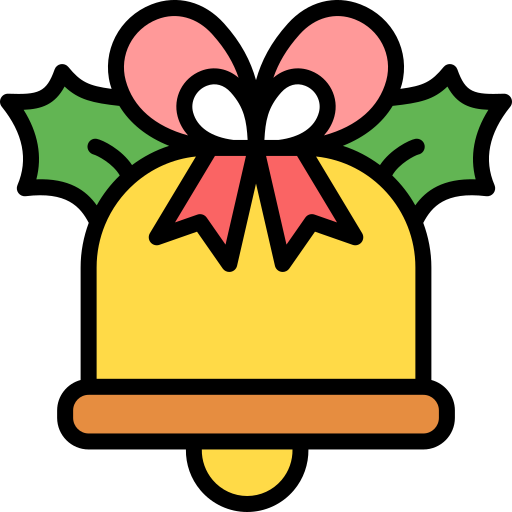 Christmas bell Generic Outline Color icon