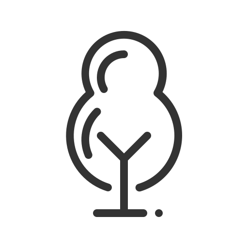 albero Generic Detailed Outline icona