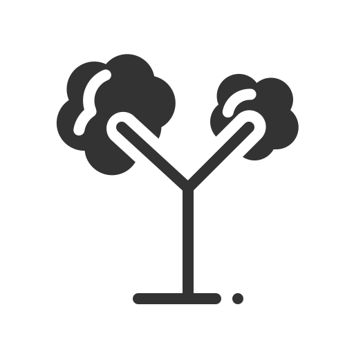 arbre Generic Glyph Icône