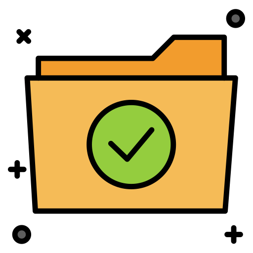 Secure folder Generic Outline Color icon
