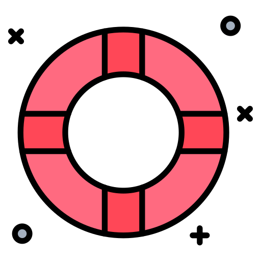 라이프 가드 Generic Outline Color icon