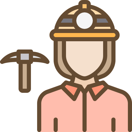 Miner Berkahicon Lineal Color icon