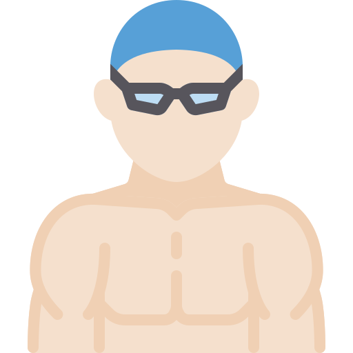 nadador Berkahicon Flat icono
