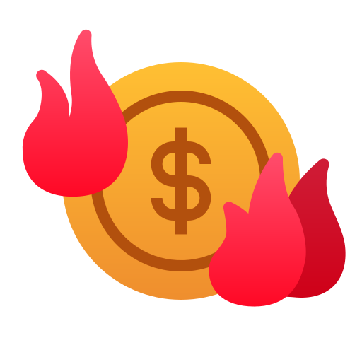 pieniądze Andinur Flat Gradient ikona