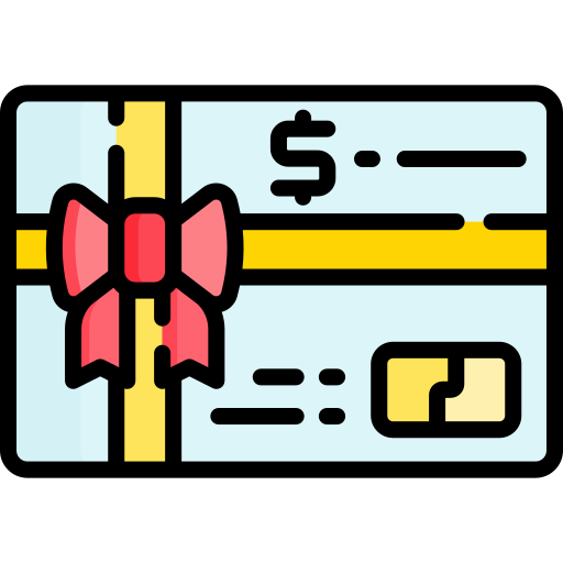 Gift card Special Lineal color icon