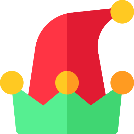 sombrero de duende Basic Rounded Flat icono
