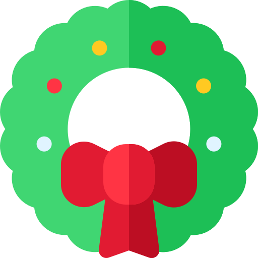 Wreath Basic Rounded Flat icon