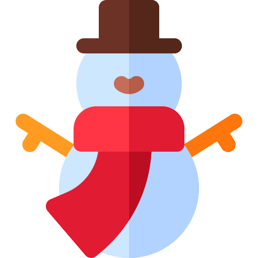 雪だるま Basic Rounded Flat icon