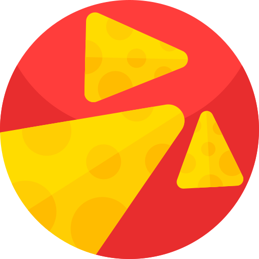 치즈 Geometric Flat Circular Flat icon