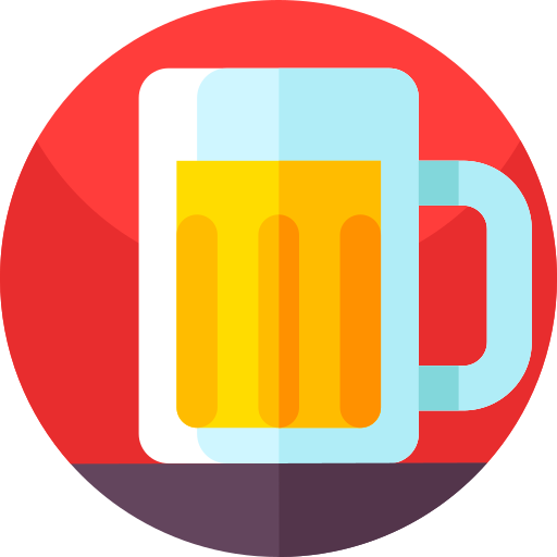 Beer Geometric Flat Circular Flat icon