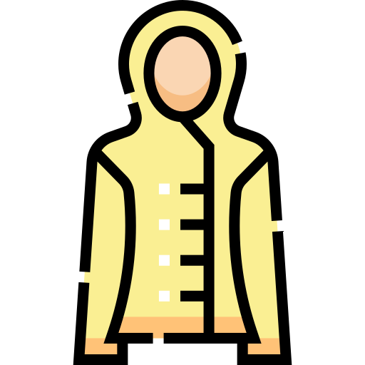 코트 Detailed Straight Lineal color icon