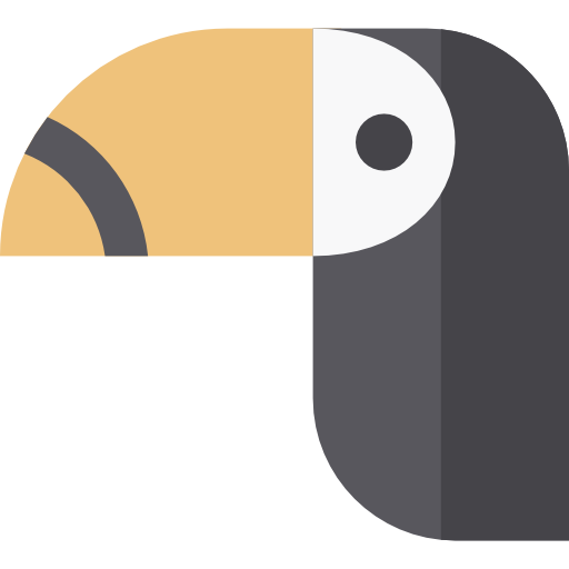toucan Basic Straight Flat Icône